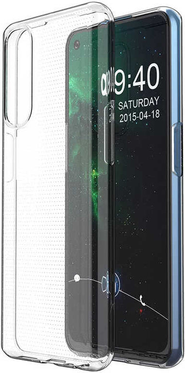 Realme 7 Kılıf Mnc Süper Silikon Kapak-Renksiz