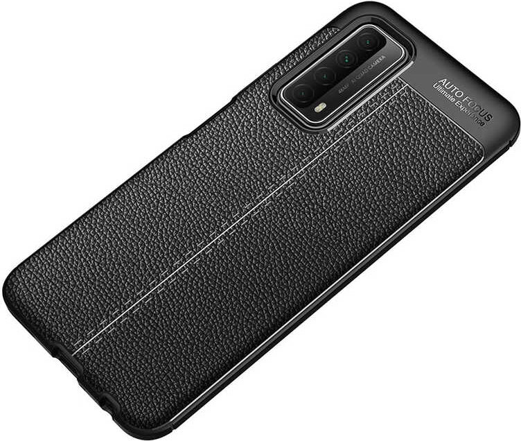 Huawei P Smart 2021 Kılıf Mnc Niss Silikon Kapak-Siyah