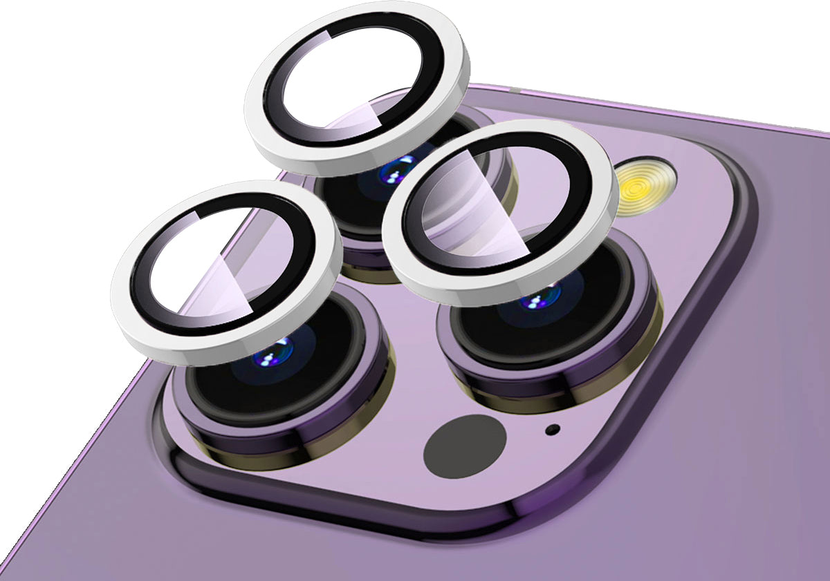 iPhone 14 Pro Uyumlu Mnc Cl-12 Premium Safir Parmak Izi Bırakmayan Anti-Reflective Kamera Lens