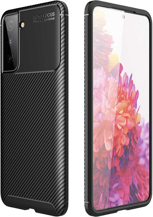 Galaxy S21 Plus Kılıf Mnc Negro Silikon Kapak-Siyah