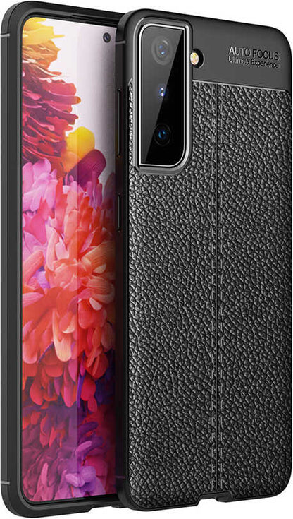 Galaxy S21 Plus Kılıf Mnc Niss Silikon Kapak-Siyah