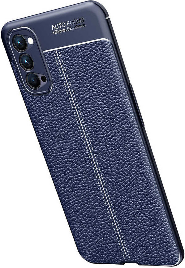 Oppo Reno 4 Kılıf Mnc Niss Silikon Kapak-Siyah
