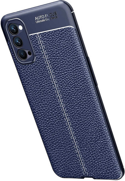 Oppo Reno 4 Kılıf Mnc Niss Silikon Kapak-Siyah