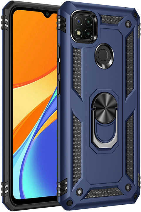 Xiaomi Redmi 9c Kılıf Mnc Vega Kapak-Mavi