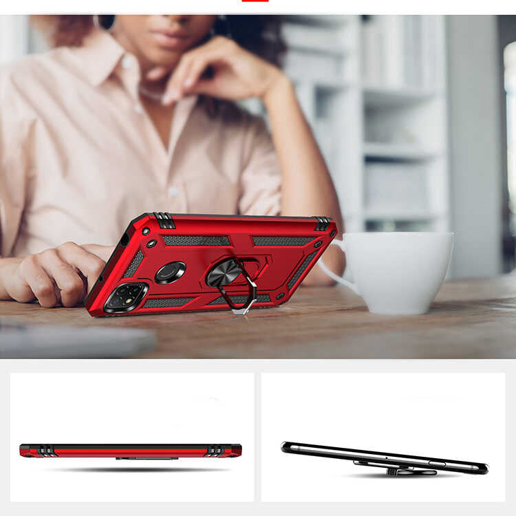 Xiaomi Redmi 9c Kılıf Mnc Vega Kapak-Mavi
