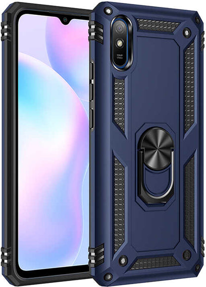 Xiaomi Redmi 9A Kılıf Mnc Vega Kapak-Mavi