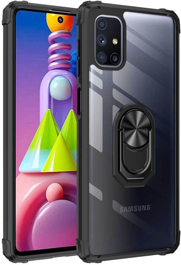 Galaxy M51 Kılıf Mnc Mola Kapak-Siyah
