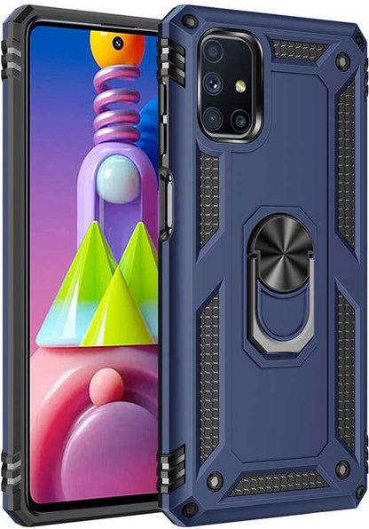 Galaxy M51 Kılıf Mnc Vega Kapak-Mavi
