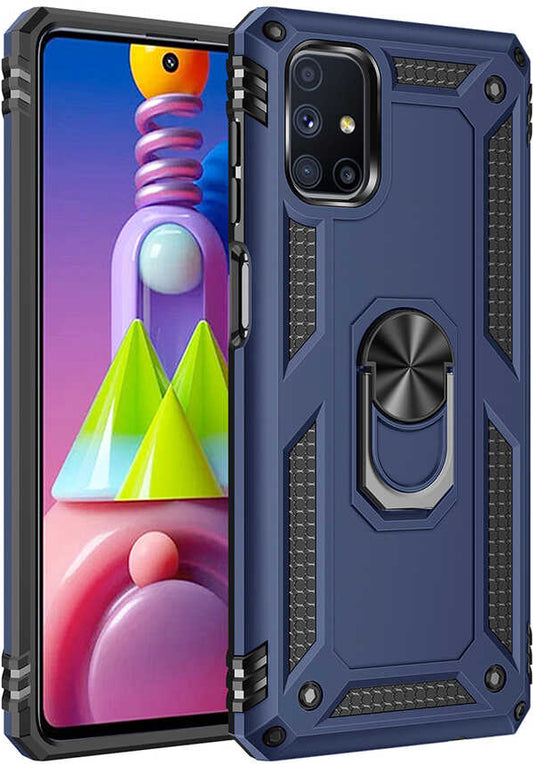 Galaxy M51 Kılıf Mnc Vega Kapak-Mavi