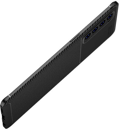 Oppo Reno 4 Pro Kılıf Mnc Negro Silikon Kapak-Siyah