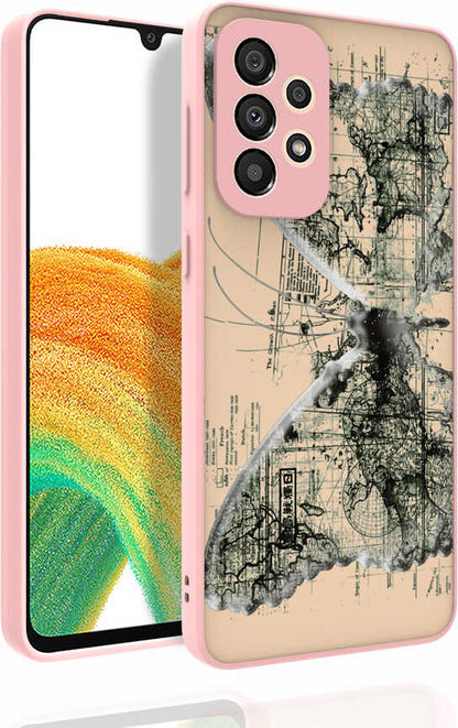 Galaxy A33 5g Kılıf Desenli Kamera Korumalı Parlak Mnc Nora Kapak-No4