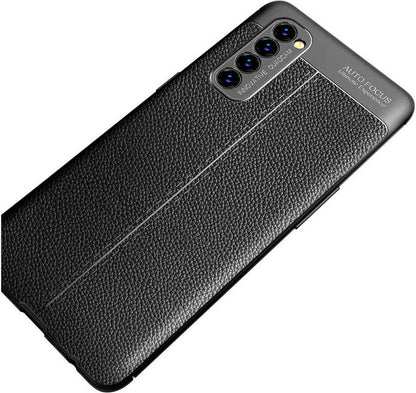 Oppo Reno 4 Pro Kılıf Mnc Niss Silikon Kapak-Kırmızı