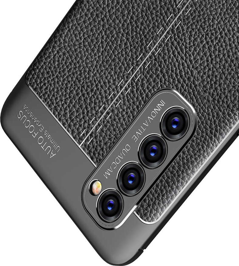 Oppo Reno 4 Pro Kılıf Mnc Niss Silikon Kapak-Kırmızı