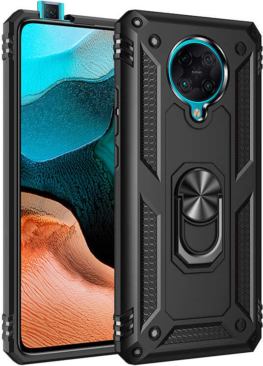 Xiaomi Poco F2 Pro Kılıf Mnc Vega Kapak-Siyah