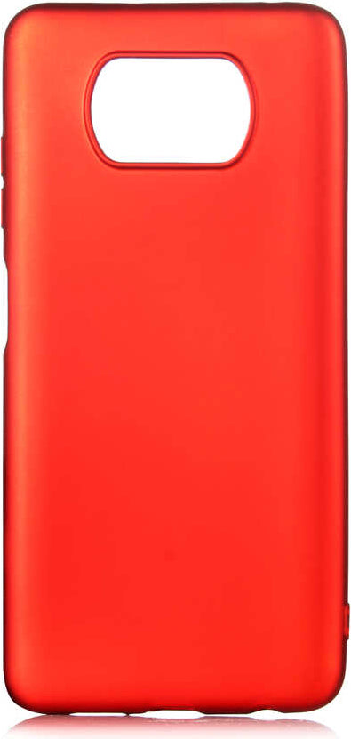 Xiaomi Poco X3 Kılıf Mnc Premier Silikon Kapak-Kırmızı