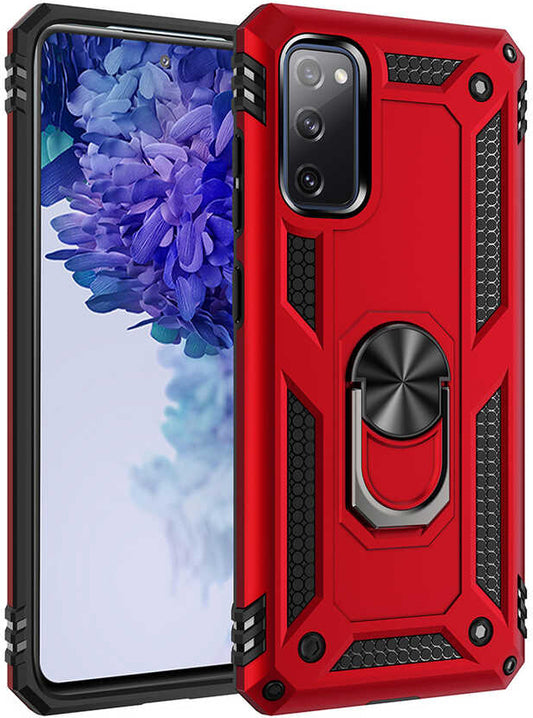 Galaxy S20 Fe Kılıf Mnc Vega Kapak-Kırmızı