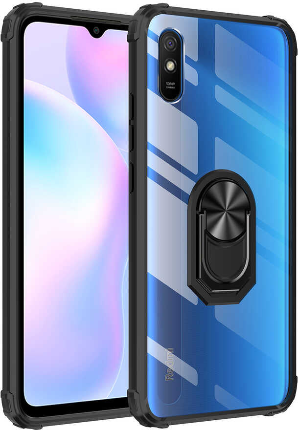 Xiaomi Redmi 9A Kılıf Mnc Mola Kapak-Siyah