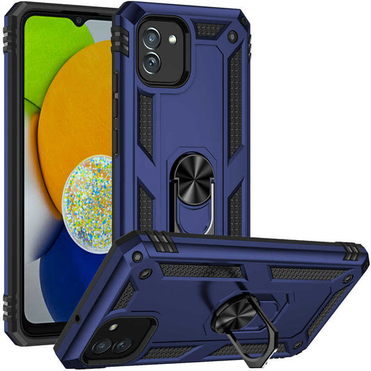 Galaxy A03 Kılıf Mnc Vega Kapak-Mavi