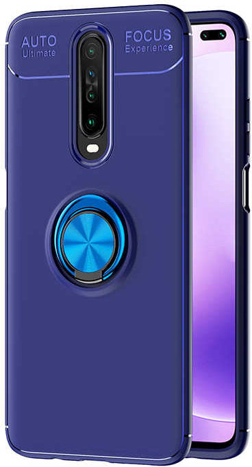 Xiaomi Poco X2 Kılıf Mnc Ravel Silikon Kapak-Mavi