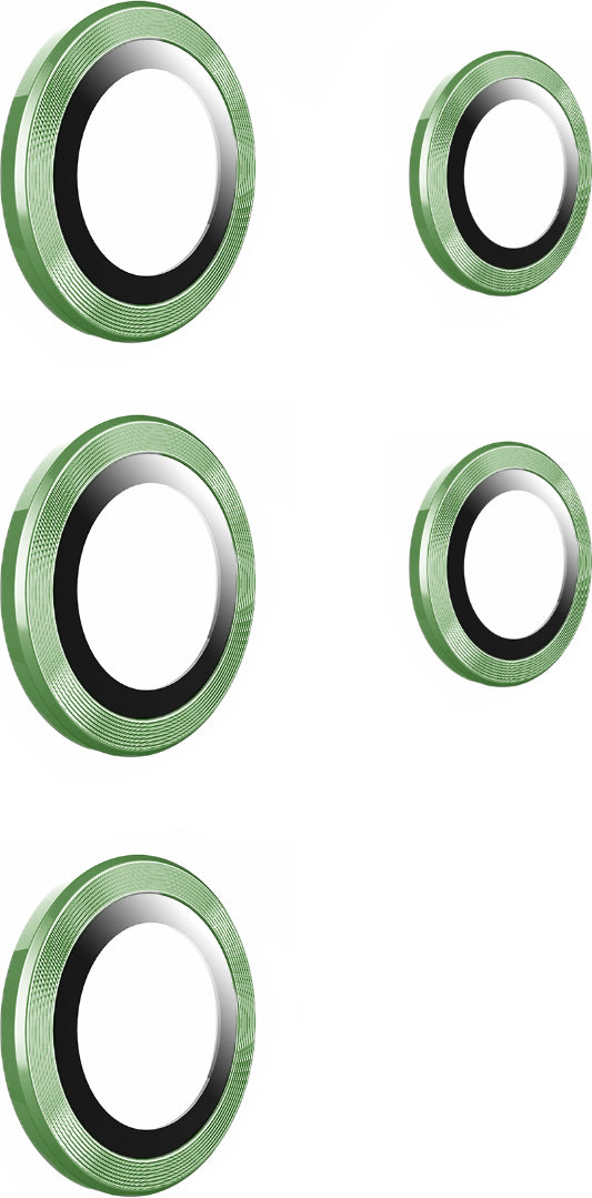 Galaxy S23 Ultra Uyumlu Mnc Kamera Lens Koruyucu Cam Filmi-Yeşil