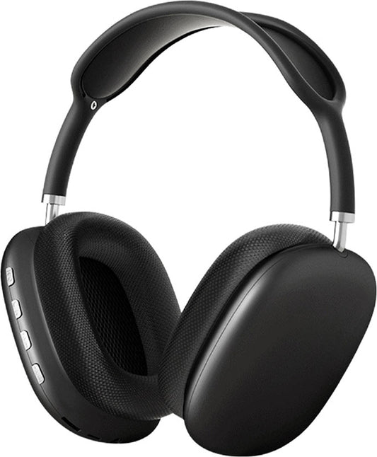 Mnc P9 Hi-Fi Ses Kalitesi Ayarlanabilir ve Katlanabilir Kulak Üstü Bluetooth Kulaklık-Siyah