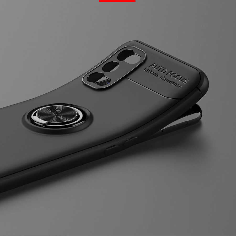 Realme 7 Pro Kılıf Mnc Ravel Silikon Kapak-Kırmızı
