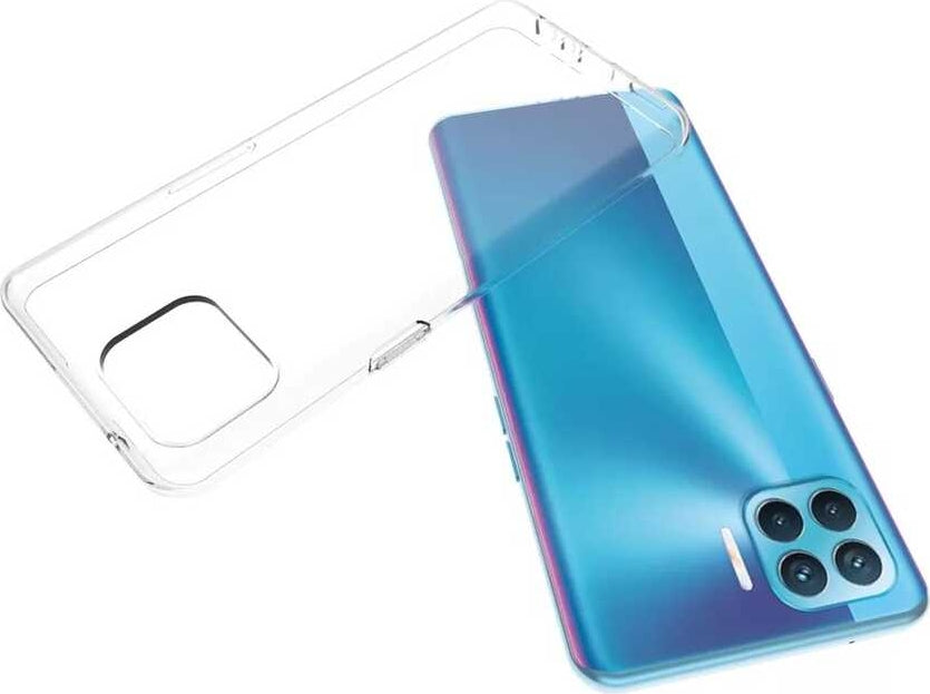 Oppo A73 Kılıf Mnc Süper Silikon Kapak-Renksiz