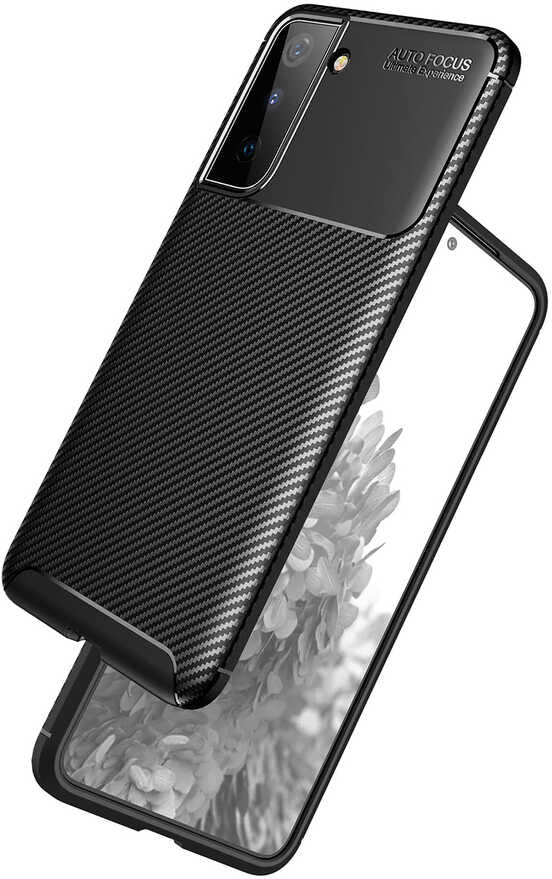 Galaxy S21 Kılıf Mnc Negro Silikon Kapak-Kahverengi