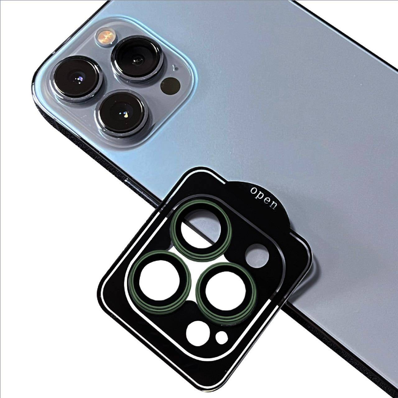 iPhone 13 Pro Uyumlu Mnc Cl-11 Safir Parmak Izi Bırakmayan Anti-Reflective Kamera Lens Koruyuc