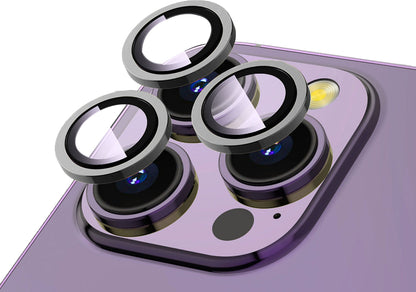 iPhone 15 Pro Uyumlu Mnc Cl-12 Premium Safir Parmak Izi Bırakmayan Anti-Reflective Kamera Lens