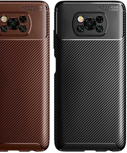 Xiaomi Poco X3 Kılıf Mnc Negro Silikon Kapak-Kahverengi