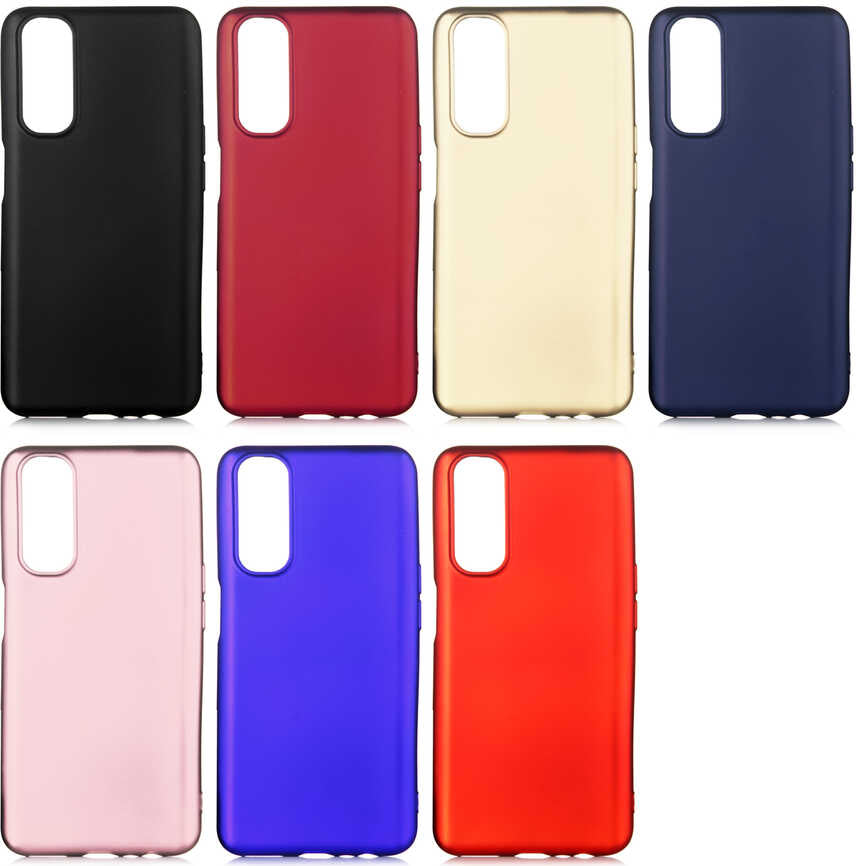 Realme 7 Kılıf Mnc Premier Silikon Kapak-Saks Mavi