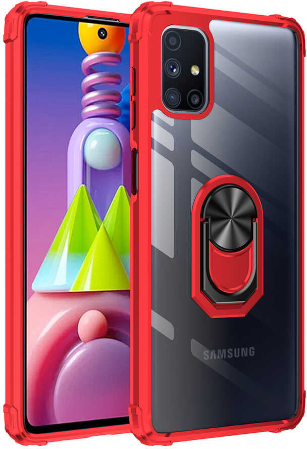 Galaxy M51 Kılıf Mnc Mola Kapak-Kırmızı