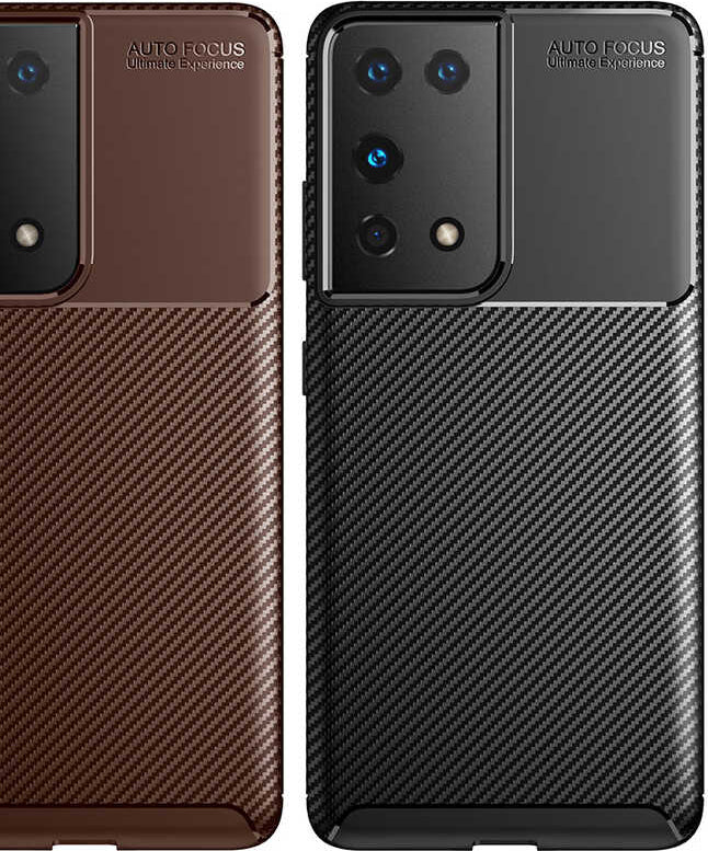 Galaxy S21 Ultra Kılıf Mnc Negro Silikon Kapak-Siyah