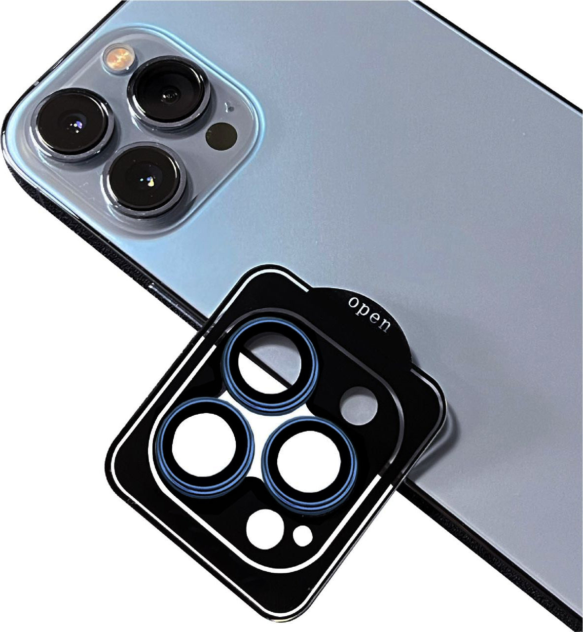 iPhone 12 Pro Max Uyumlu Mnc Cl-11 Safir Parmak Izi Bırakmayan Anti-Reflective Kamera Lens Kor