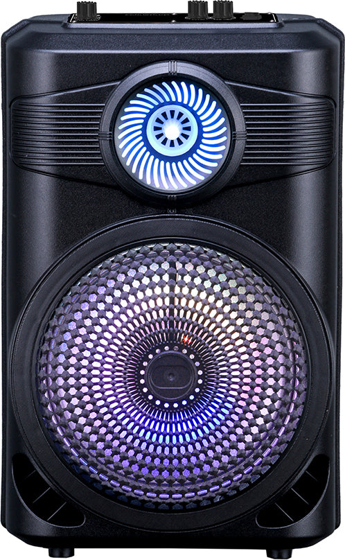 Mnc GD-904 Dijital LED Göstergeli Fm Radyolu Mikrofonlu Rgb Tws 8 Inç Stereo Bass Kablosuz Karaoke