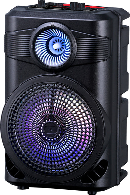 Mnc GD-904 Dijital LED Göstergeli Fm Radyolu Mikrofonlu Rgb Tws 8 Inç Stereo Bass Kablosuz Karaoke