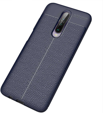 Xiaomi Poco X2 Kılıf Mnc Niss Silikon Kapak-Lacivert