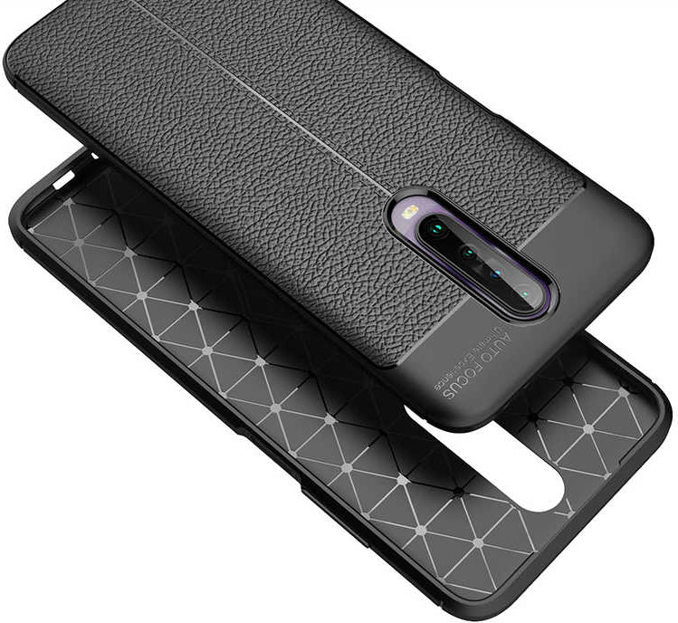 Xiaomi Poco X2 Kılıf Mnc Niss Silikon Kapak-Lacivert