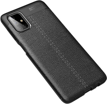 Galaxy M51 Kılıf Mnc Niss Silikon Kapak-Siyah