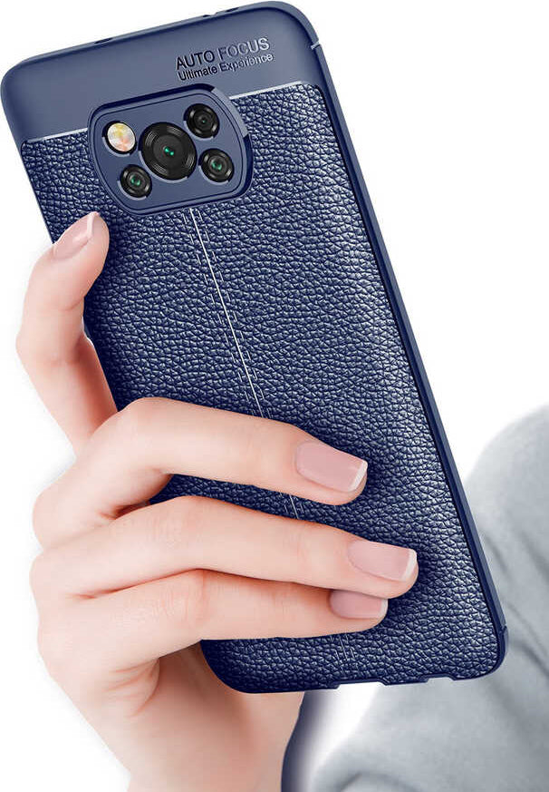 Xiaomi Poco X3 Kılıf Mnc Niss Silikon Kapak-Kırmızı
