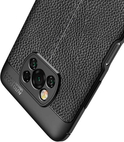 Xiaomi Poco X3 Kılıf Mnc Niss Silikon Kapak-Kırmızı