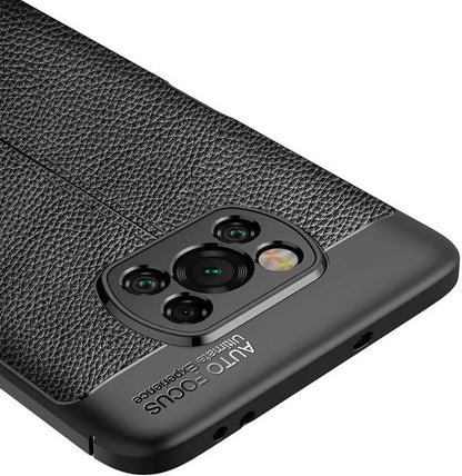 Xiaomi Poco X3 Kılıf Mnc Niss Silikon Kapak-Kırmızı