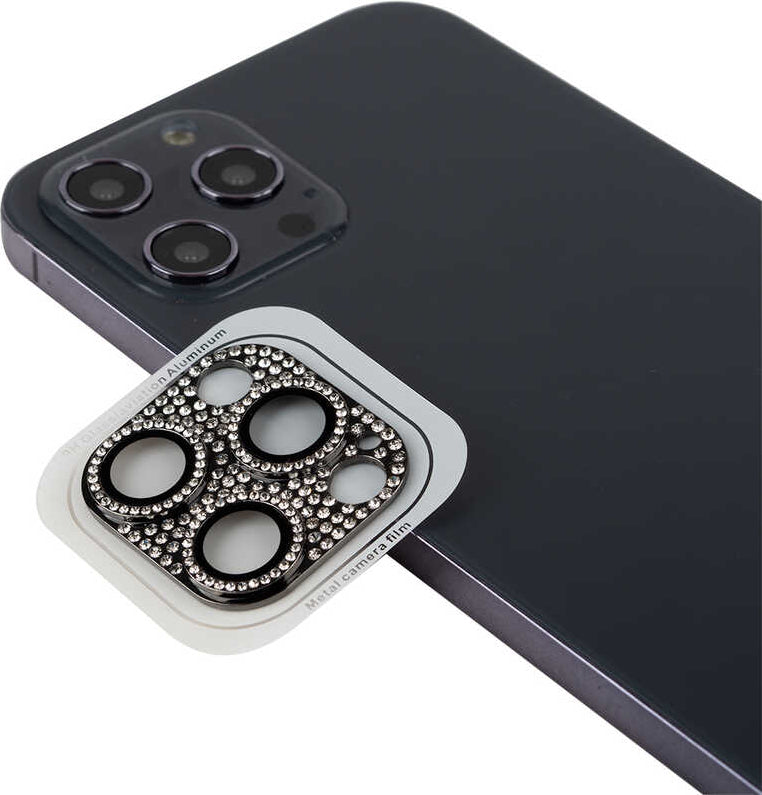 iPhone 11 Pro Max Uyumlu Mnc Cl-08 Kamera Lens Koruyucu-Siyah