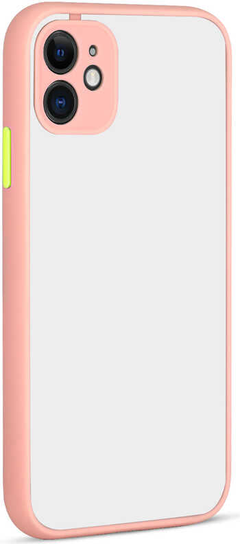 iPhone 12 Mini Kılıf Mnc Hux Kapak-Pembe