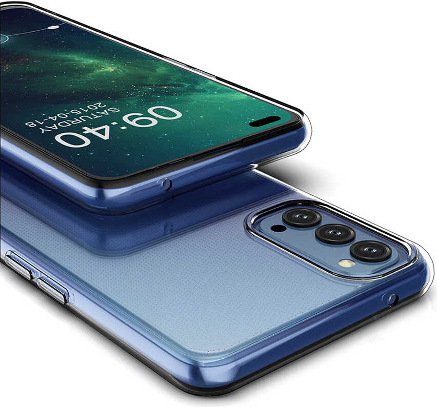 Oppo Reno 4 Kılıf Mnc Süper Silikon Kapak-Renksiz
