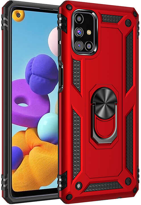 Galaxy M31S Kılıf Mnc Vega Kapak-Kırmızı