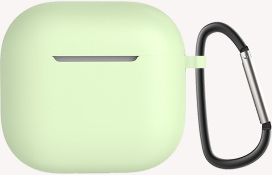 Airpods 4 Uyumlu Mnc Standart Silikon Kılıf-Açık Yeşil