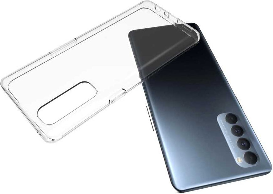 Oppo Reno 4 Pro Kılıf Mnc Süper Silikon Kapak-Renksiz