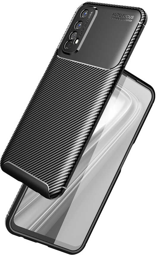 Realme 7 Kılıf Mnc Negro Silikon Kapak-Lacivert